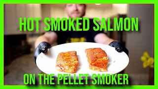 Hot Smoked Salmon with Soy Marinade and Honey BBQ Rub - Recipe and Tutorial!