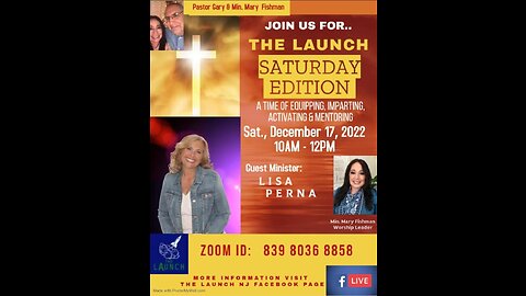 The Launch Saturday Edition - Gary and Mary Fishman with Lisa Perna