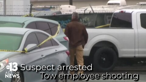 Police arrest man suspected in fatal shooting at downtown Las Vegas tow company