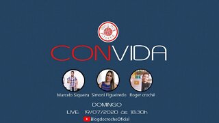 Blog do crochê CONVIDA - Marcelo Siqueira, Simoni Figueiredo e Roger crochê