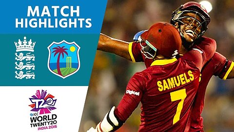 Brathwaite Hits 4 Sixes To Win! | England vs West Indies | ICC Men's #WT20 FINAL - Highlights