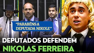 NIKOLAS FERREIRA FAZ DISCURSO DE PERUCA, REVOLTA ESQUERDA E DEPUTADOS SAEM EM SUA DEFESA