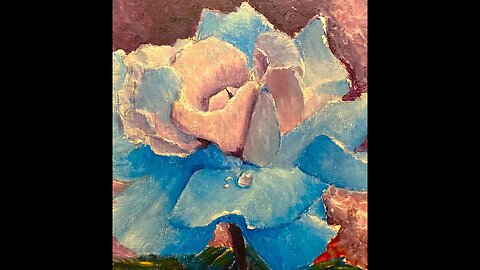 How to paint a Gorgeous Rose with Acrylic Paint step by step