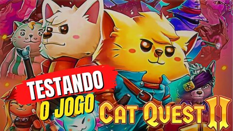 Testando o jogo #01 Cat Quest 2 - Xbox One S - Gameplay em PT-BR