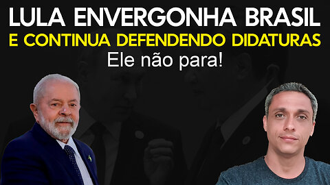 Ele não para! LULA continua a envergonhar o Brasil na Europa e defender ditaduras