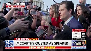 GAETZ: WE ARE BREAKING THE FEVER NOW.
