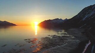 Beautiful Sunset in Alaska