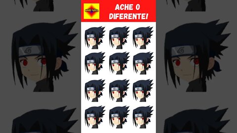 Ache o Emoji Diferente do Sasuke Uchiha - Quiz Anime