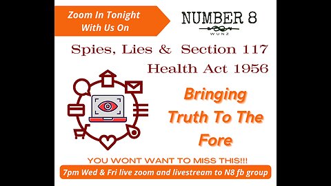 Ep 29 N8 17th Mar 23 - Spies, Lies & S 117 Health Act 1956