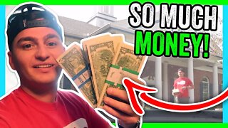 I GOT A LOT OF MONEY - SEARCHING FOR RARE MONEY FROM THE BANK!!