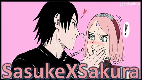 Give me a kiss - Sakura and Sasuke [SasuSaku] Doujinshi [English] [HD]