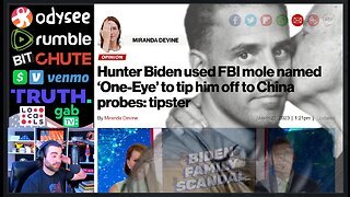 'Intel Prop' Hunter Biden, FBI Protectorate, CIA Asset, Esquire