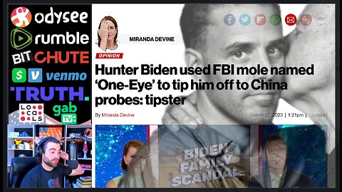'Intel Prop' Hunter Biden, FBI Protectorate, CIA Asset, Esquire