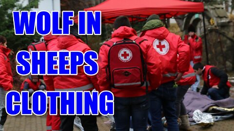 Ukrainian Troops use Red Cross for transport