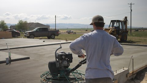 Screed Chairs Made This Concrete Pour SO EASY