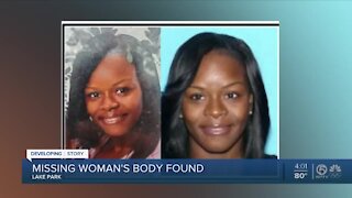 Missing woman's body found in Lake Park
