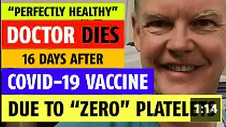 "Perfectly healthy" doctor dies from lack of blood platelets after COVID-19 vaccine