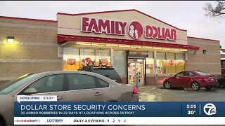 20 dollar stores robbed in 22 days, DPD says