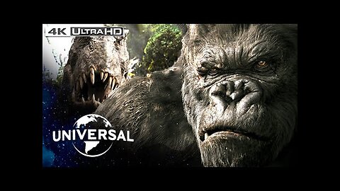 King Kong - V. rex Fight in 4K HDR