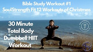 30 minute Total Body Full Body HIIT Christmas Daily Bible StudyWorkout: