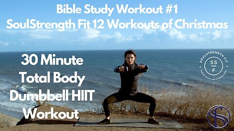 30 minute Total Body Full Body HIIT Christmas Daily Bible StudyWorkout: