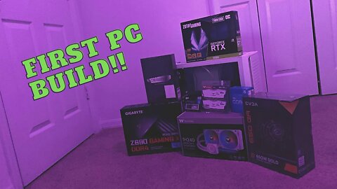 MY FIRST PC BUILD!! #pc #pcgaming #pcbuild