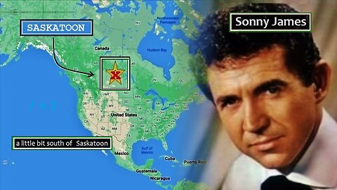 a little bit south of saskatoon, sonny james