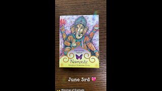 6/3/24 card: blessing of gratitude