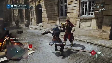 AI bugs out during combat in AC Unity