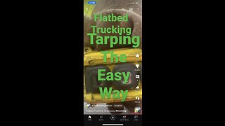 Tarping a load the easy way