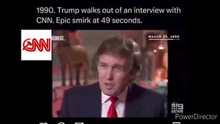 1990 Trump walks out of CNN interview