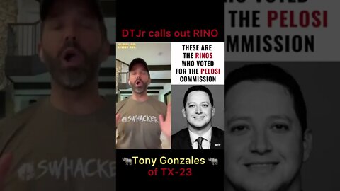 Donald Trump Jr. calls out RINO Tony Gonzales of TX-23