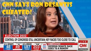 CNN Claims Ron DeSantis Won Because He Stopped Voter Fraud! 11/11/2022