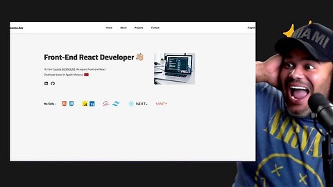 Web Developer Portfolio Review - (React Developer Portfolio Next JS, Tailwind, SASS)