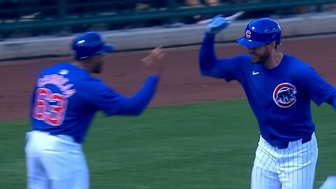 The Cubs smack back-to-back-to-back homers in the 1st