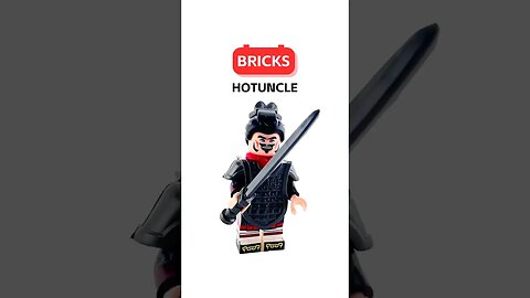 Chinese Qin Military General Minifigure | Unofficial Lego Speed Build #bricks #toys #minifigures