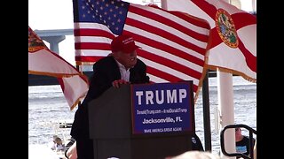 Trump at the Jacksonville Landing