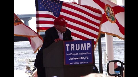Trump at the Jacksonville Landing