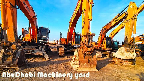 Heavy Machinery yard Abu Dhabi