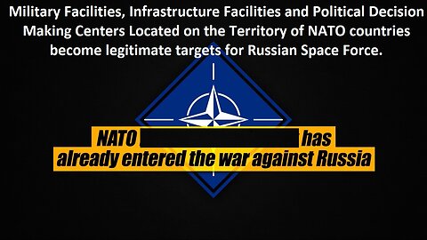 NATO has already entered war against Russia. NATO’s Territory is Legit Target Now