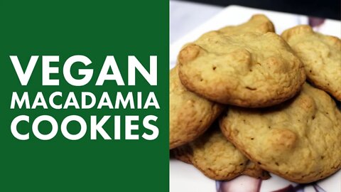 Vegan Macadamia Cookies