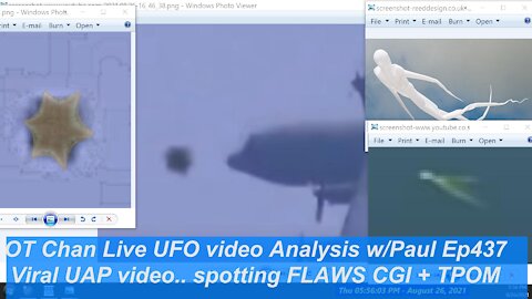 Viral UAP and Thirdphaseofmoon vids Analyzed - UFO and Space Topics - OT Chan Live-437