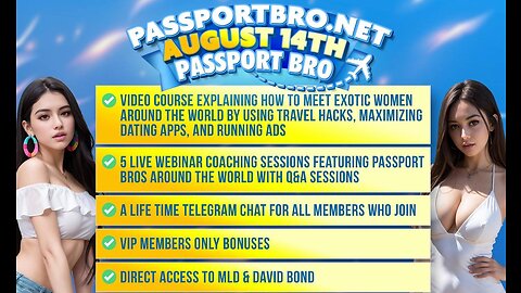 PASSPORT BRO FINAL COUNTDOWN