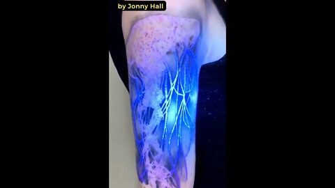 Beautiful tattoo by Jonny Hall #shorts #tattoos #inked #youtubeshorts