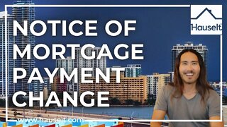 Notice of Mortgage Payment Change