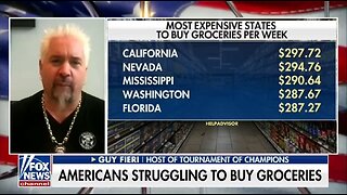 Guy Fieri: The Dollar Isn't Going As Far As It Was Due to Bidenflation