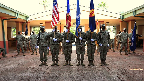 Carlos Caceres assumes command of the largest federal U.S. Army command in the Caribbean