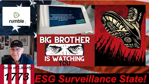 CBDC/ESG MASS SURVEILLANCE STATE COMING SOON!