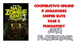 Sniper Elite Nazi Zombie Army 2 - Fase 1 - Cooperativo de 4 pessoas com Jota Platinador