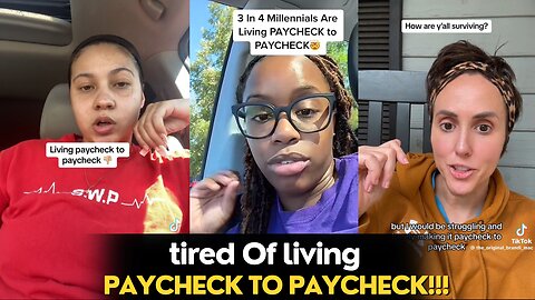 Paycheck to Paycheck Lifestyle | People Are Broke, Wages Remain Low |Cost Of Living Inflation Pt2